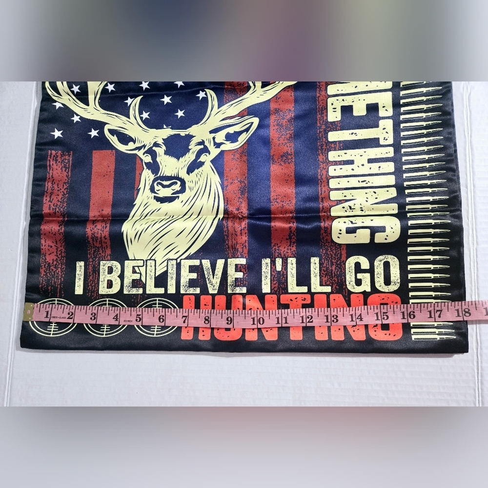 Everyone needs Something to believe in Hunting Pillow Covers set of 2 - Picture 3 of 5